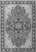 Medallion Gray Traditional Rug, tr1028gry