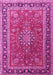 Medallion Pink Traditional Rug, tr1029pnk