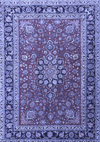 Medallion Blue Traditional Rug, tr1029blu