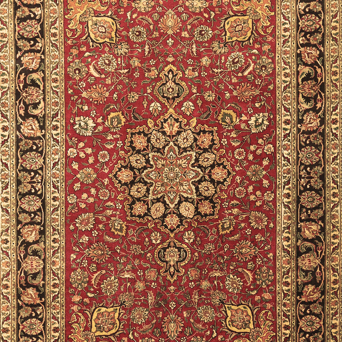 Medallion Brown Traditional Rug, tr1029brn