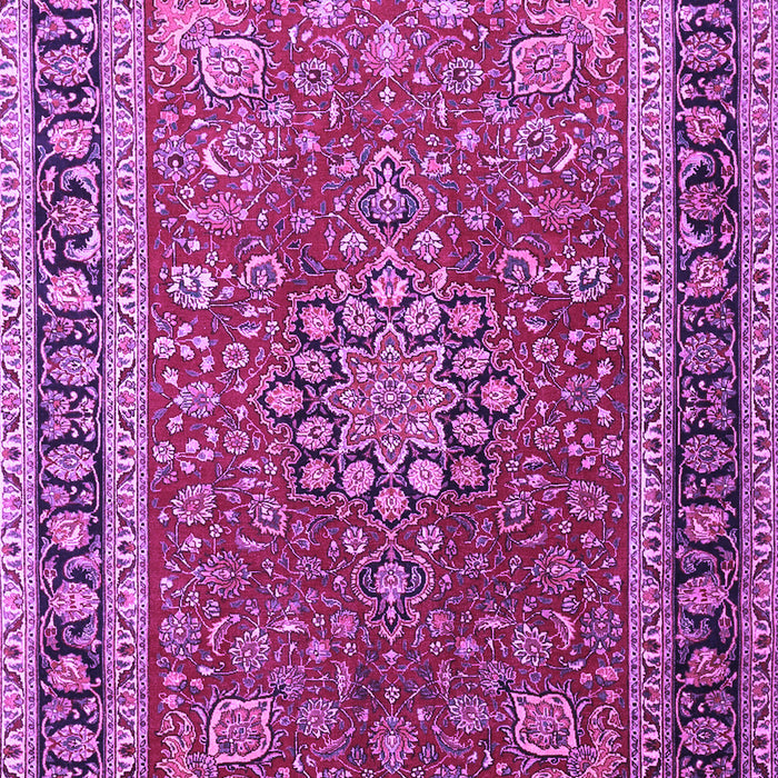 Medallion Purple Traditional Rug, tr1029pur