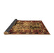 Sideview of Persian Brown Traditional Rug, tr102brn