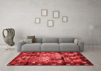 Machine Washable Persian Red Traditional Rug, wshtr102red