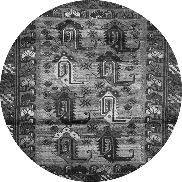 Machine Washable Persian Gray Traditional Rug, wshtr102gry