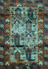 Persian Light Blue Traditional Rug, tr102lblu