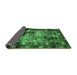 Sideview of Persian Emerald Green Traditional Rug, tr102emgrn