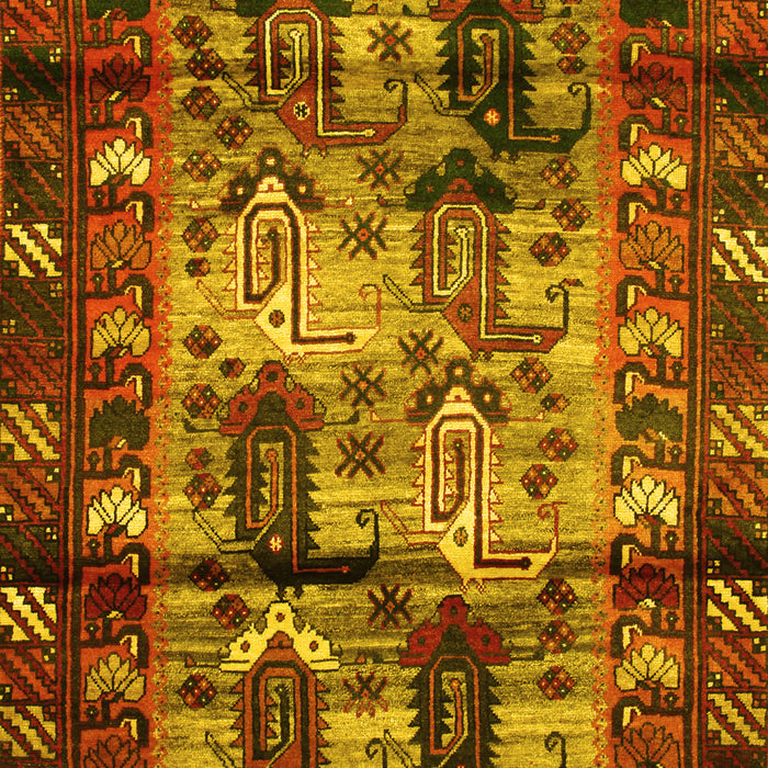 Persian Yellow Traditional Rug, tr102yw