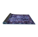 Sideview of Persian Blue Traditional Rug, tr102blu