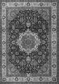 Medallion Gray Traditional Rug, tr1030gry