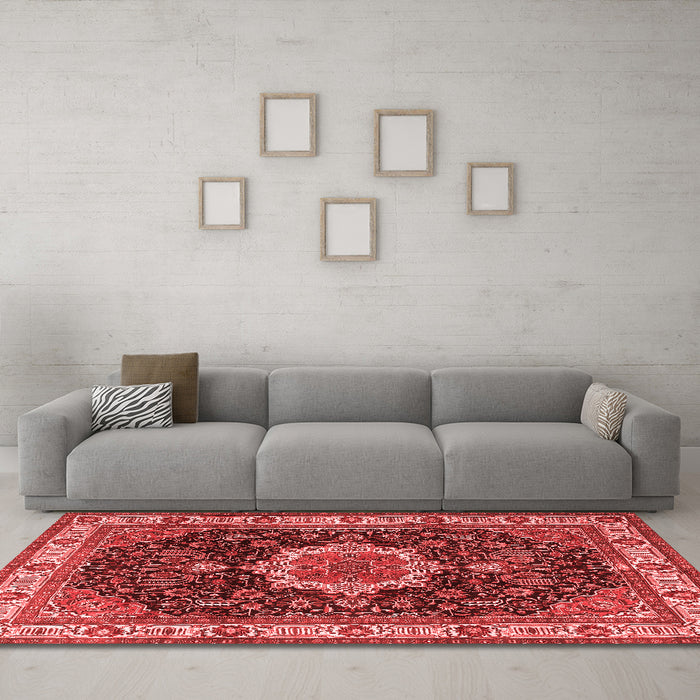 Traditional Red Washable Rugs