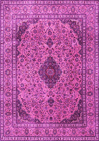 Medallion Pink Traditional Rug, tr1031pnk