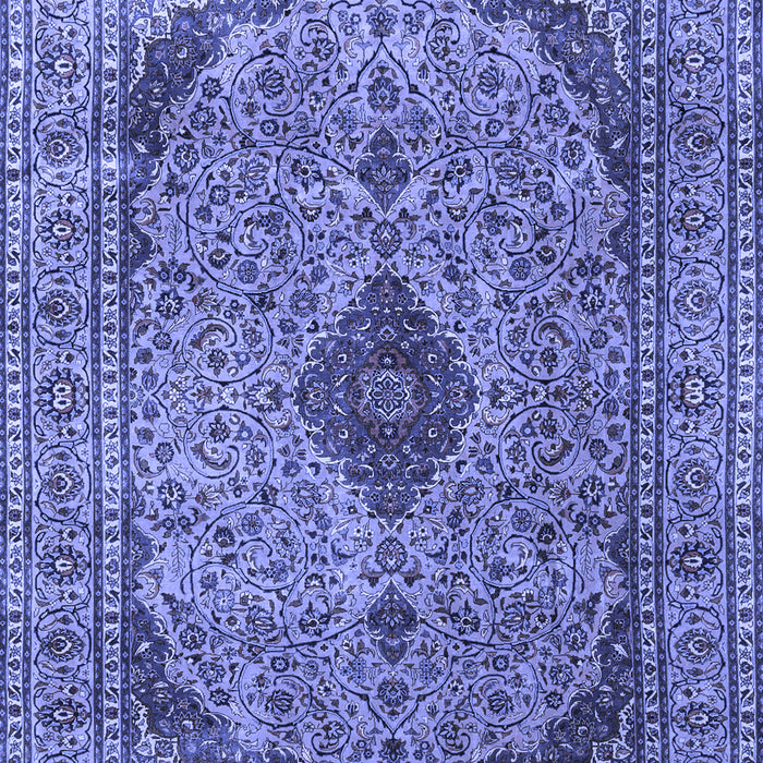 Medallion Blue Traditional Rug, tr1031blu