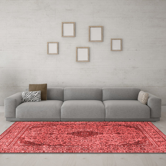 Traditional Red Washable Rugs