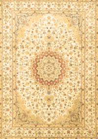 Medallion Brown Traditional Rug, tr1032brn