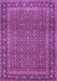 Persian Purple Traditional Rug, tr1033pur