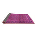 Sideview of Persian Pink Traditional Rug, tr1033pnk