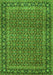 Persian Green Traditional Rug, tr1033grn