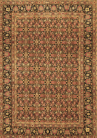 Persian Brown Traditional Rug, tr1033brn