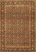 Persian Brown Traditional Rug, tr1033brn