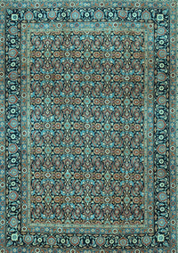 Persian Light Blue Traditional Rug, tr1033lblu