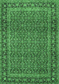 Persian Emerald Green Traditional Rug, tr1033emgrn