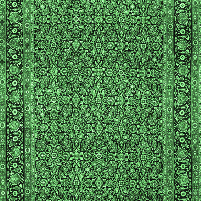 Persian Emerald Green Traditional Rug, tr1033emgrn