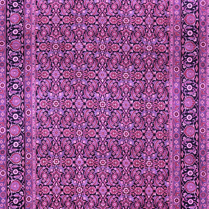 Machine Washable Persian Purple Traditional Area Rugs, wshtr1033pur