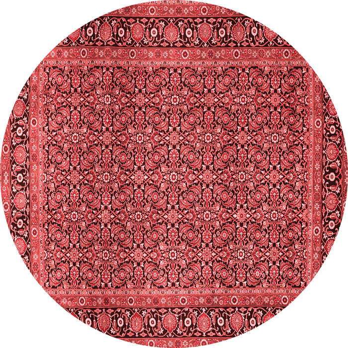 Machine Washable Persian Red Traditional Rug, wshtr1033red