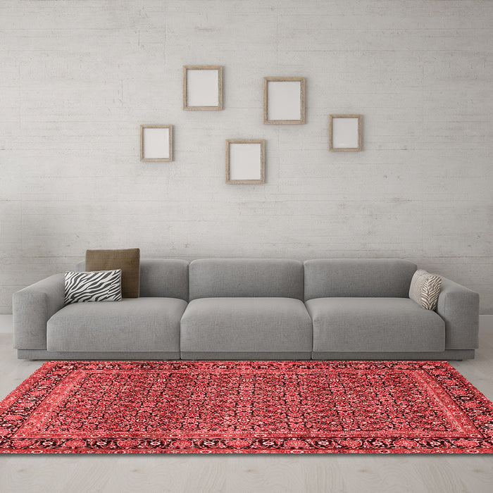 Traditional Red Washable Rugs