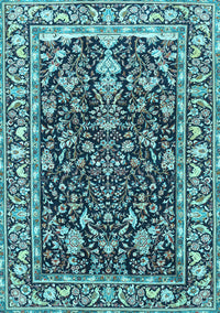 Persian Light Blue Traditional Rug, tr1034lblu