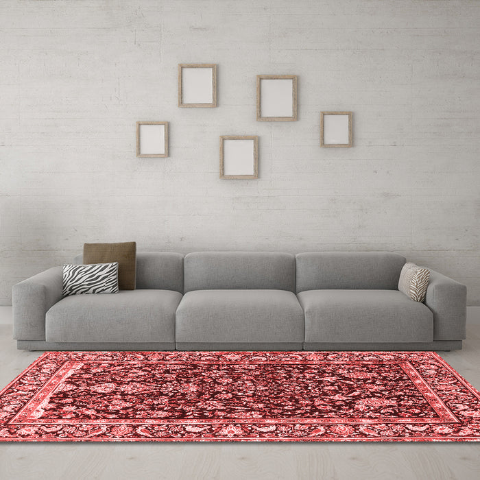 Traditional Red Washable Rugs