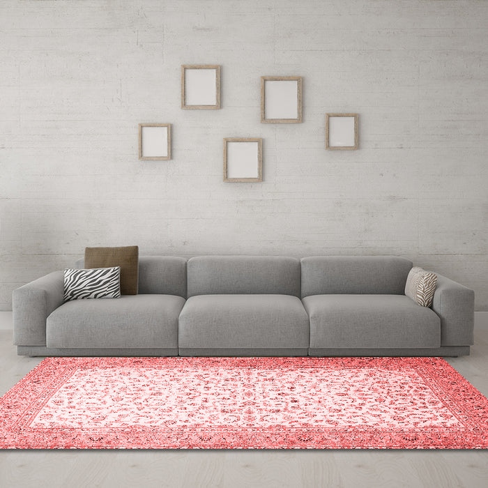 Traditional Red Washable Rugs