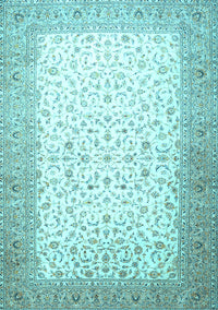 Persian Light Blue Traditional Rug, tr1035lblu