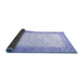 Sideview of Persian Blue Traditional Rug, tr1035blu