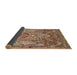 Sideview of Traditional Dark Sienna Brown Animal Rug, tr1036