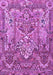 Machine Washable Animal Purple Traditional Area Rugs, wshtr1036pur