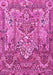 Animal Pink Traditional Rug, tr1036pnk