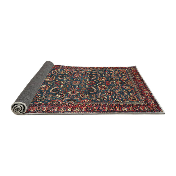 Sideview of Traditional Army Brown Persian Rug, tr1037