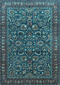 Persian Light Blue Traditional Rug, tr1037lblu