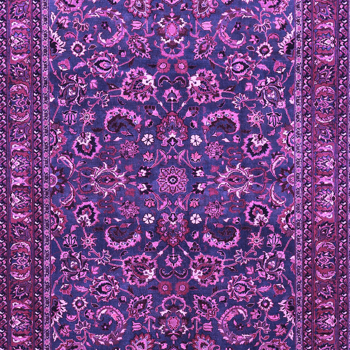 Machine Washable Persian Purple Traditional Area Rugs, wshtr1037pur