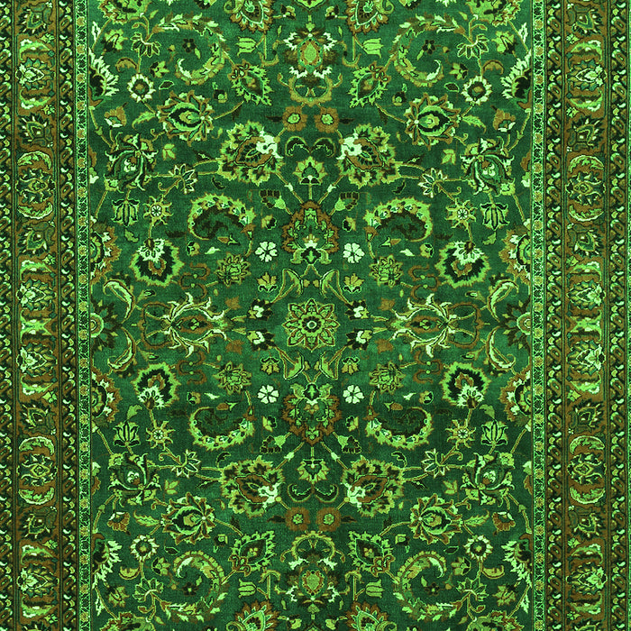 Persian Green Traditional Rug, tr1037grn