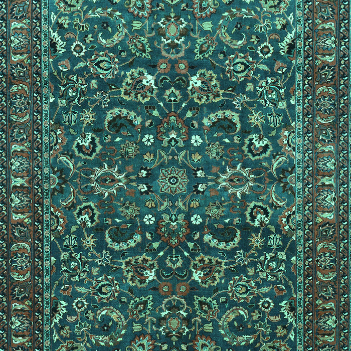 Persian Turquoise Traditional Rug, tr1037turq