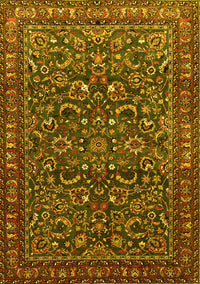 Persian Yellow Traditional Rug, tr1037yw