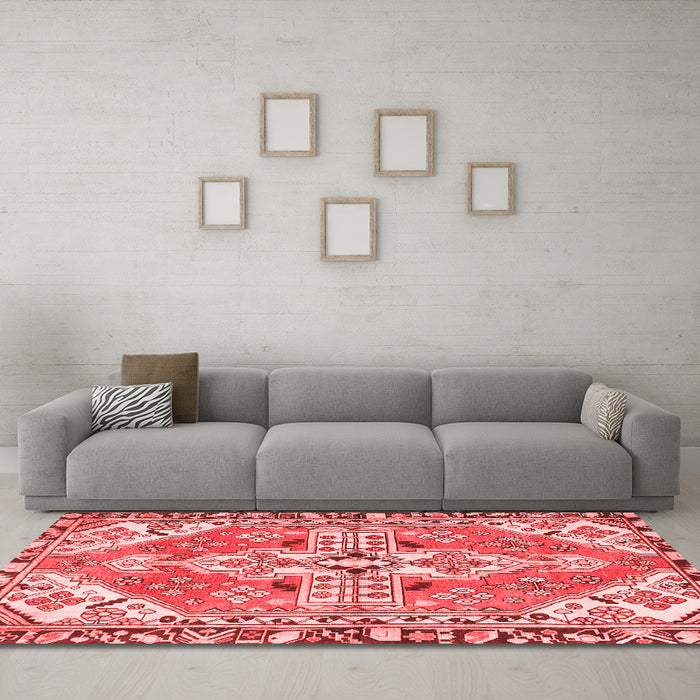 Traditional Red Washable Rugs