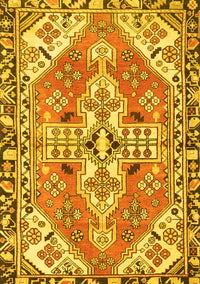 Persian Yellow Traditional Rug, tr1038yw