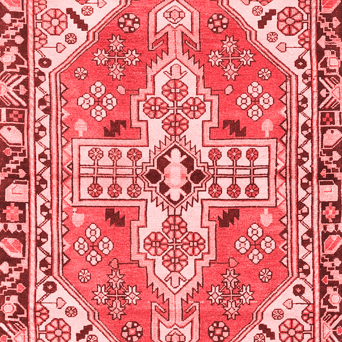 Machine Washable Persian Red Traditional Rug, wshtr1038red