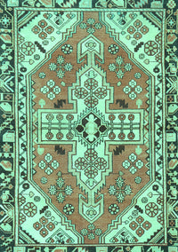 Persian Turquoise Traditional Rug, tr1038turq