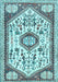 Machine Washable Persian Light Blue Traditional Rug, wshtr1039lblu