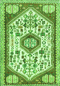 Persian Green Traditional Rug, tr1039grn