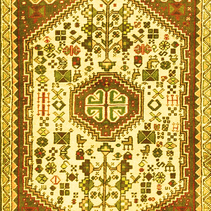 Persian Yellow Traditional Rug, tr1039yw